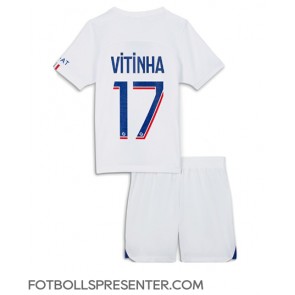 Paris Saint-Germain Vitinha Ferreira #17 Tredje tröja Barn 2022-23 Kortärmad (+ korta byxor)